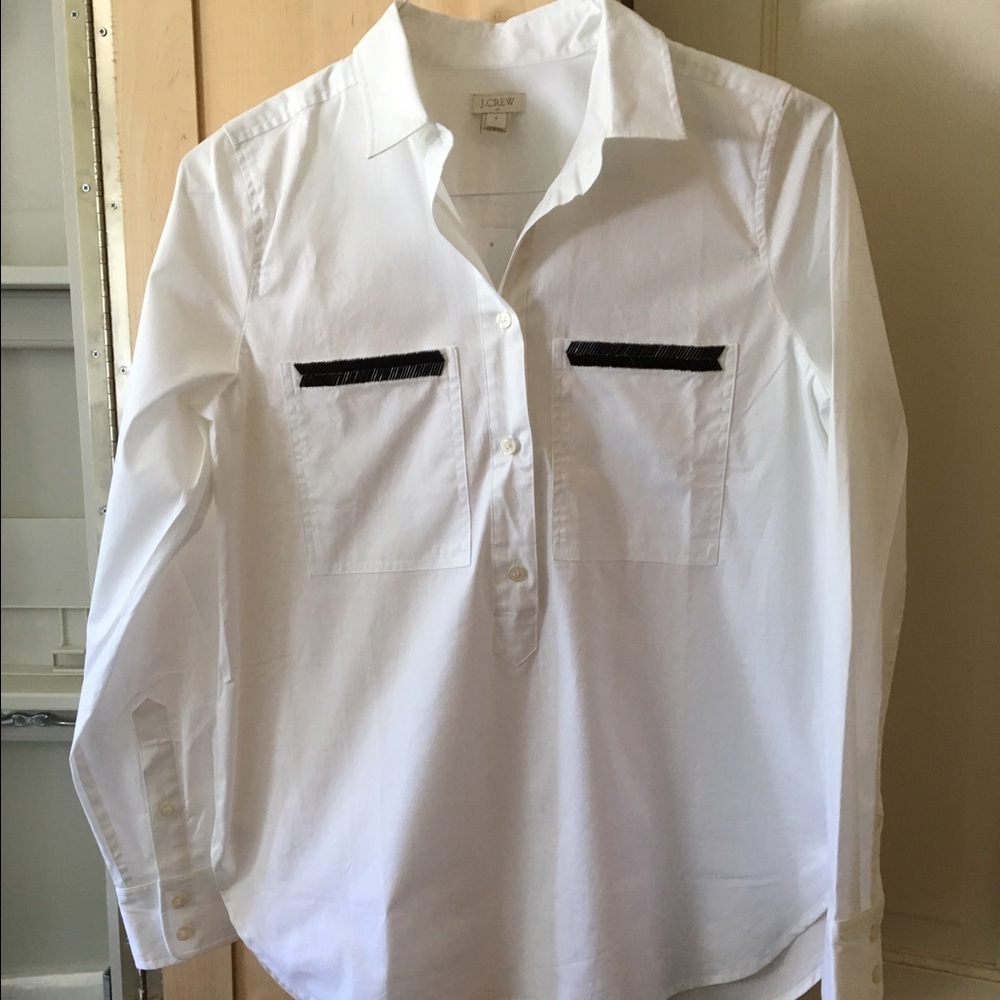 COPY - New embroidered JCrew popover